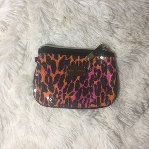 Betsey Johnson Sequin Zip Pouch
